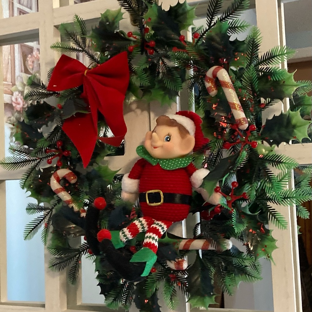 Charming chubby Christmas elf